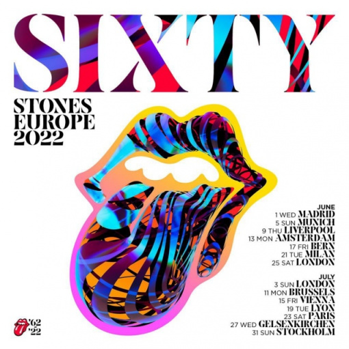 THE ROLLING STONES Announce 60th-Anniversary 2022 European Tour